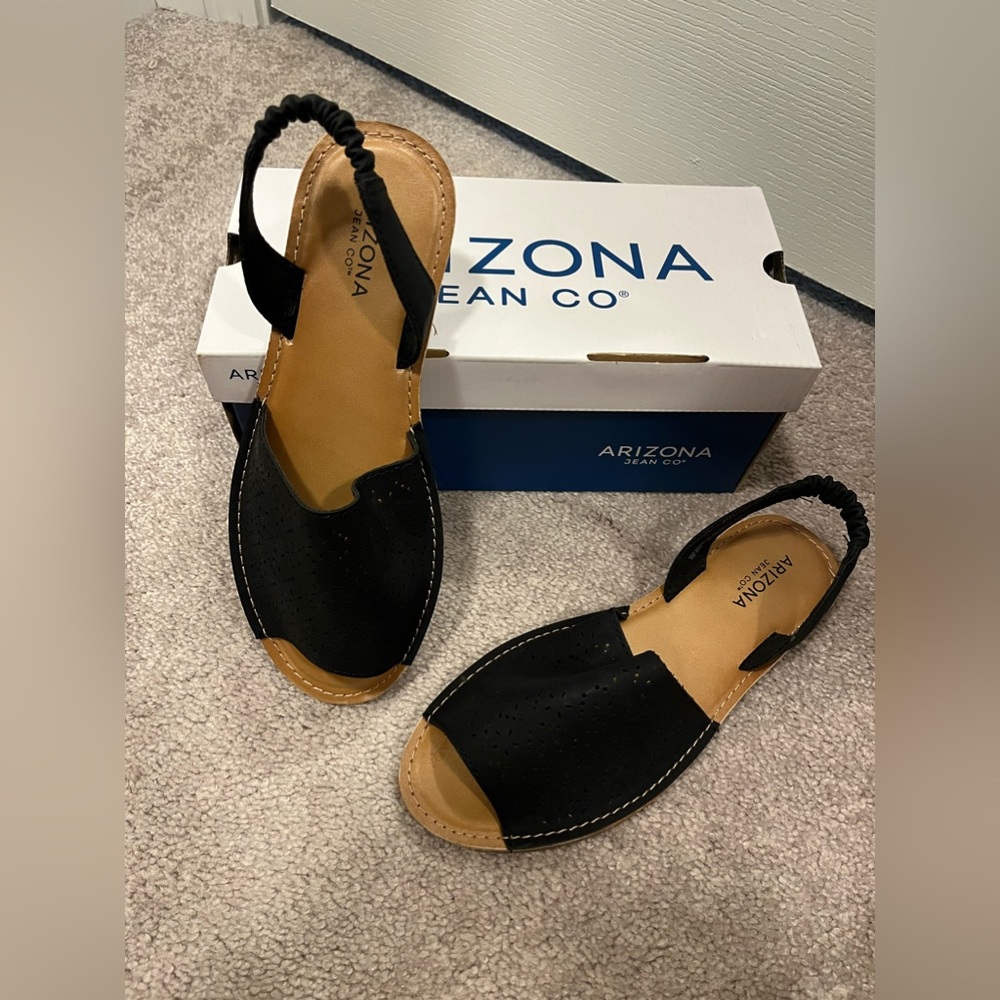 COPY - Size 6.5 black Arizona sandals